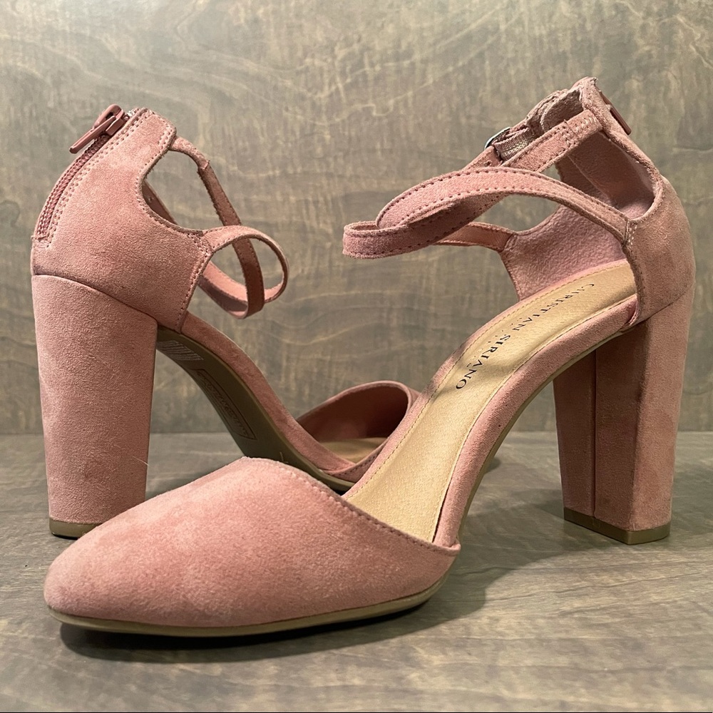 💗 Pink Block Heel Pump